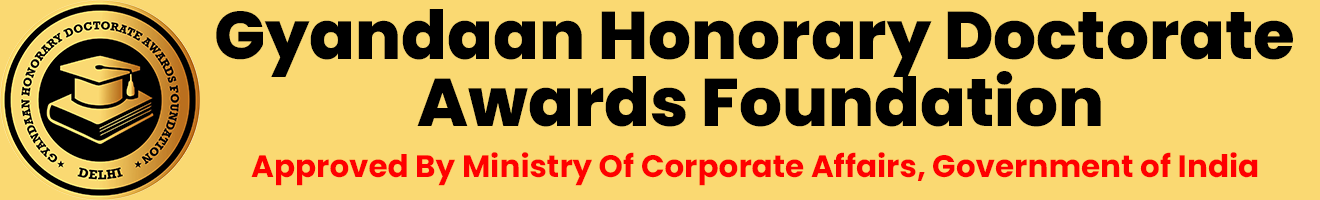Gyandaan Honorary Doctorate Awards Foundation Logo